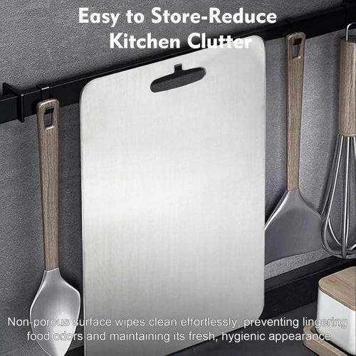 Titanium Cutting Board - 1 pack Titanium Cutting Boards for Kitchen,Double Sided Titanium Cutting Mat（S）