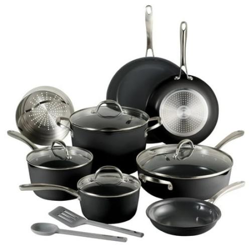 Tramontina Ceramic Non-Stick 12-piece Cookware Set with Utensils‼️Light dirt and missing items‼️
