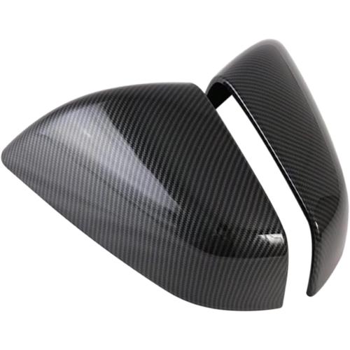 Side View Mirror Covers for Tesla Model X 2016-2021 ABS Carbon