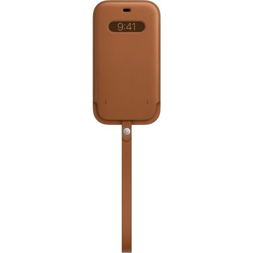 Apple iPhone 12 Pro Max Leather Sleeve with MagSafe - Saddle Brown