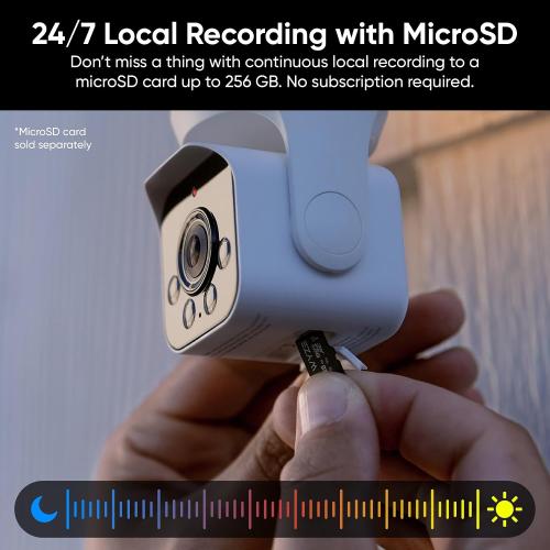 WYZE Bulb Cam Security Camera, 2K HD Outdoor Light Bulb Camera, Color Night Vision, Dimmable LED Bulb, Motion Detection, Siren Alarm, Works w/Alexa/Google Assistant. Free Expert Support