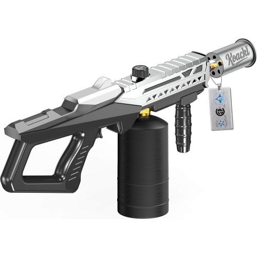 KOACKL Powerful Propane Torch Gun, Kitchen Torch with Adjustable Flame, Flamethrower Blow Torch Gun, Gas Welding Kits for BBQ, Searing Steak, Camping & Charcoal Torch Lighter(Tank Not Included)