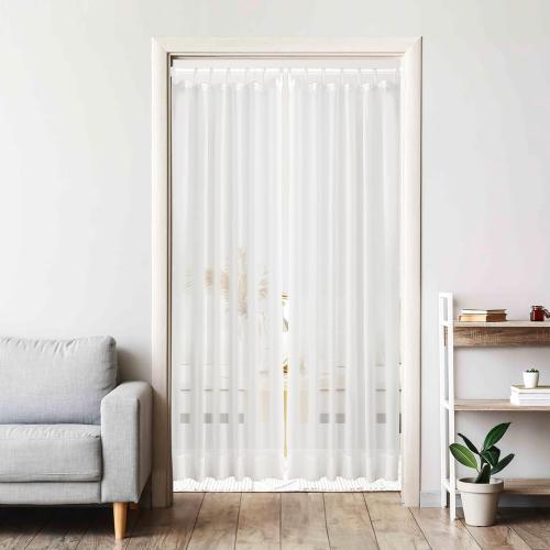 AIZESI 2pcs Spring Tension Curtain Rod 28 to 48 Inch,White Tension Rod Adjustable Curtain Rod Non Slip Curtain Tension Rod No Drill Spring Curtain Rod for Window?Bathroom?Doorway
