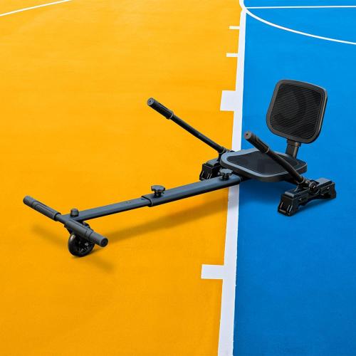Jetson JetKart 3.0 Universal Hoverboard Attachment, 4 Tire, Adjustable Footrest Accommodates Most Heights, Ages 12 , Black, JKAR30-BLK