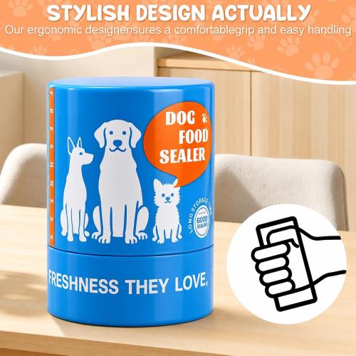 Canned Dog Food Storage，Keeps Dog Food Can Fresh in the Fridge-Reusable Airtight Can Cover Pet Food Sealer, Eliminates Odor, Easy to Use
