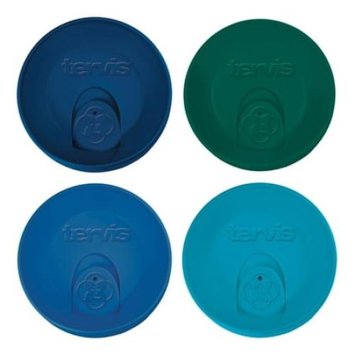 Tervis Travel Lid Made in USA Double Walled Insulated Tumbler Travel Cup Keeps Drinks Cold & Hot  Fits 24oz Tumblers & 16oz Mugs - Assorted Navy Green