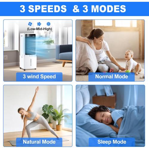Portable Air Conditioner, Portable Evaporative Air Cooler, Swamp Cooler