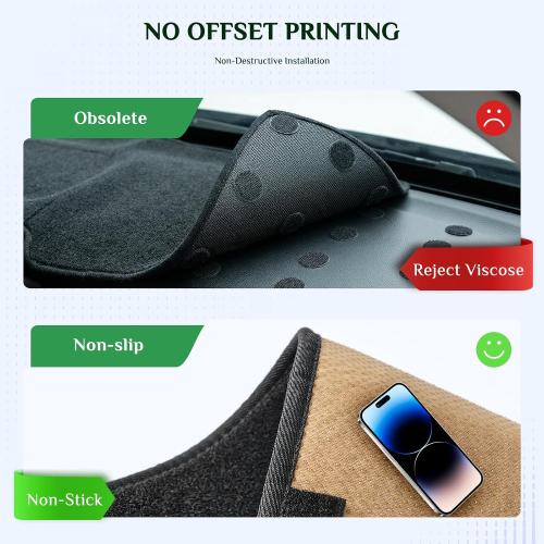Dash Cover, Anti-Glare, Sun Protection, Dustproof, UV-Proof, Dashboard Covers, Interior Car Accessorie Fit for 2019-2024 Su-baru Forester, Not Fit w/HUD Models (Fits Mfr Body Code:S14), Black