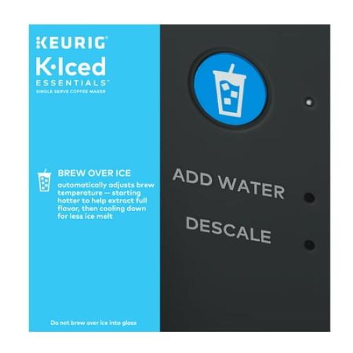 Keurig K-Iced Essentials Iced and Hot Single-Serve K-Cup Pod Coffee Maker, Black