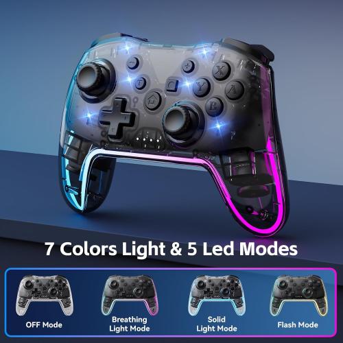Wireless Pro Ergonomic Controller for Switch/PC/iOS/Andorid