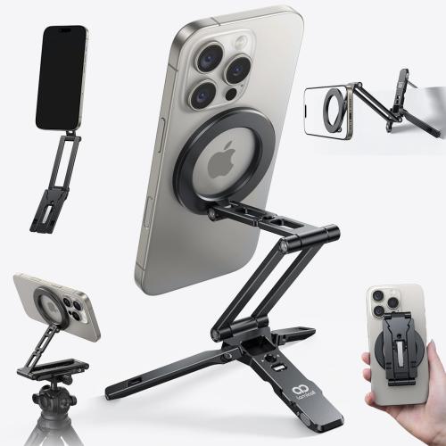 Lamicall for MagSafe Tripod Stand Ultra-Compact with 1/4 Screw, Arca, Hook