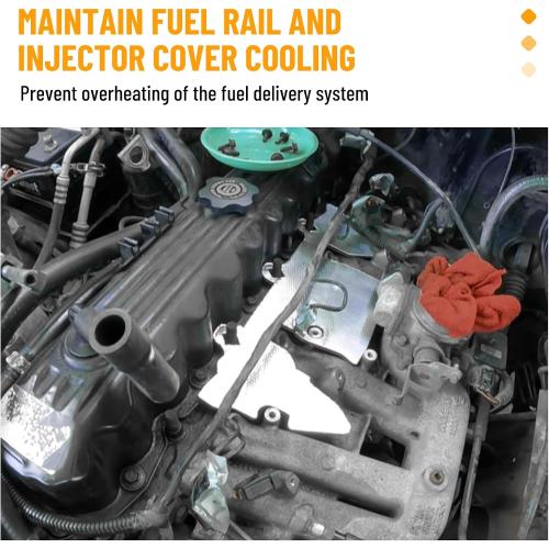 Fuel Rail & Injector Cover Kit Heat Shield Kit 010378