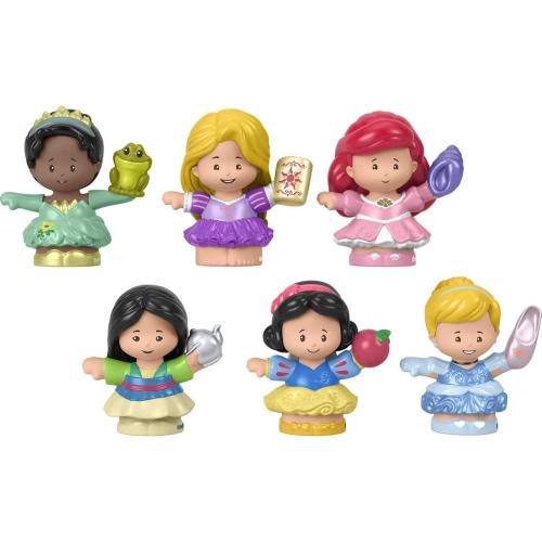 Fisher-Price Little People Toddler Toys Disney Princess Gift Set with 6 Character Figures for Preschool Pretend Play Ages 18  Months (Amazon Exclusive)