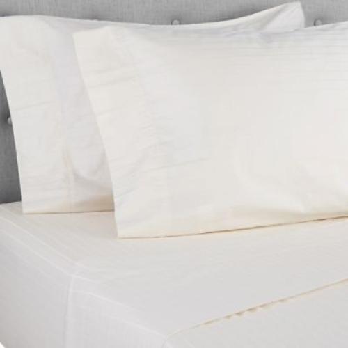 Nestwell Pima Cotton Sateen 500-Thread-Count King Pillowcases in Birch Stripe (Set of 2)