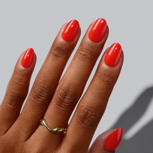 BTArtboxnails Press On Nails, Extra Short Almond Red Fake Nails, 160Pcs