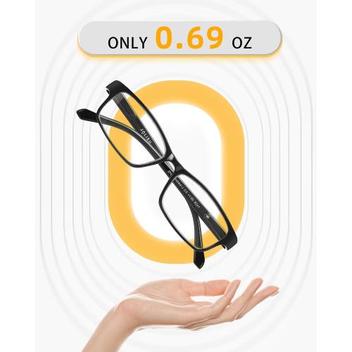 JOLISU 5-Pack Reading Glasses for Women Men Small Face, 1.5, Mix Color