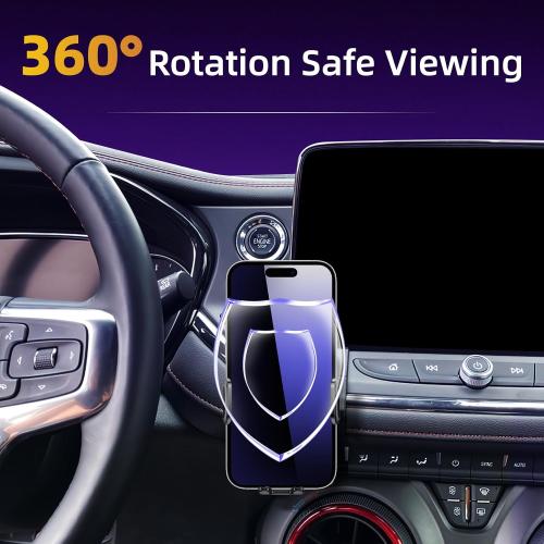 Upgraded Car Phone Holder Fits for Chevrolet Blazer 2019-2025(Only Fits for 10-inch Screens),Cradles Adjustable Cell Phone Mount for 4-7 in Phones