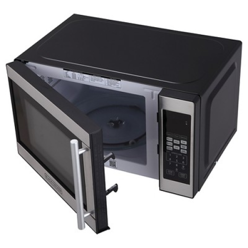 BLACK DECKER 0.7 cu ft 700W Microwave Oven - Black - EM720CPN-P‼️light dirt‼️