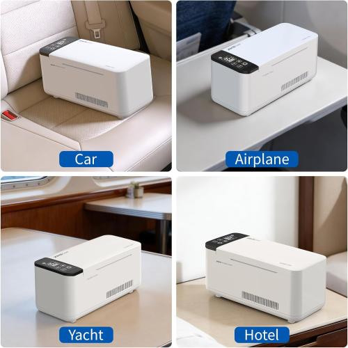 Portable Insulin Cooler Box Smart Rechargeable Mini Medical Case for Insulin, Vaccines, and Medications