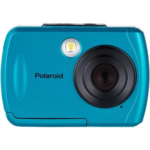 Polaroid IS048 Waterproof Instant Sharing 16 MP Digital Portable Handheld Action Camera, Teal