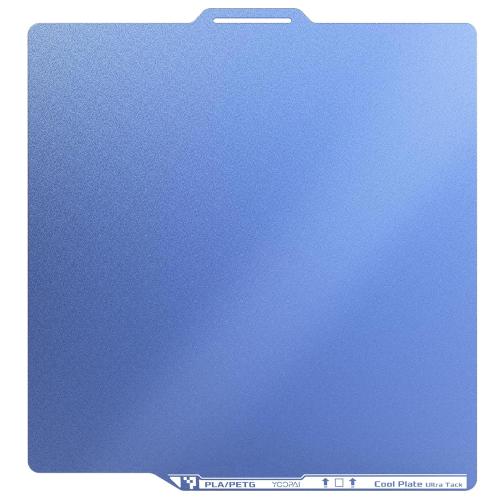 YOOPAI Cold Build Plate for Bambu Lab X2D/P2S/A1/X1C/P1P/P1S/X1E, Blue | 257x257mm, Double-Sided Room-Temperature Printing, UltraTack Coating High Adhesion Low-Temperature Printing