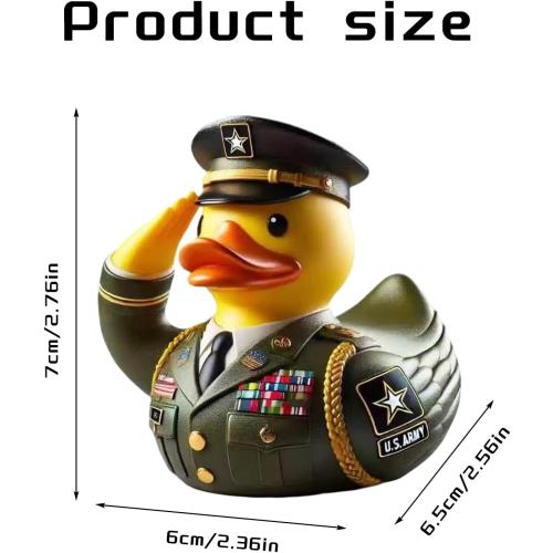 Military Rubber Duck, Uniform Tribute to Veterans (d)
