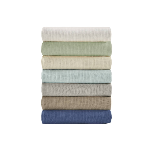 Madison Park Freshspun Basketweave Blanket