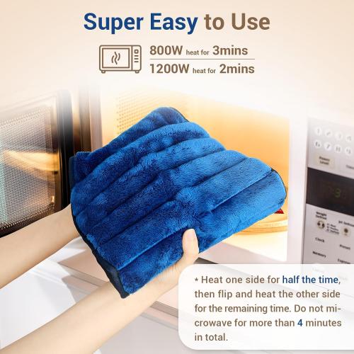 Comfytemp Microwavable Moist Heating Pad for Back and Waist Pain Relief