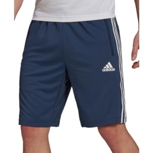 XL - Men's Adidas Designed 2 Move 3-Stripes Prime blue Shorts