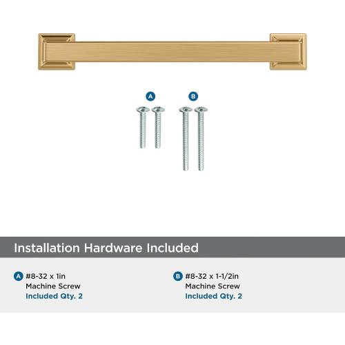Amerock 5-1/16 Lintel Champagne Bronze Drawer Pull