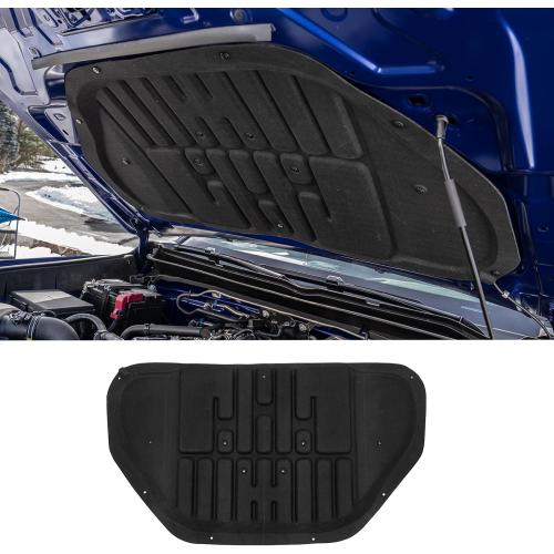 Soundproof Mat Compatible with 2024 2025 2026 Toyota Tacoma 2025 2026 Toyota 4Runner PET Felt Engine Hood Heat Insulation Shield Sound Protective Pad Foam Insulation for Tacoma Accessories