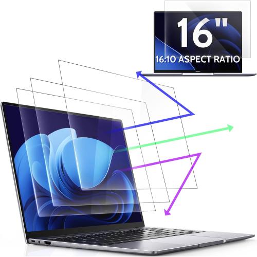 Peslv 3 Pack 16 Inch 16:10 Anti Blue Light Screen Protector for Laptop