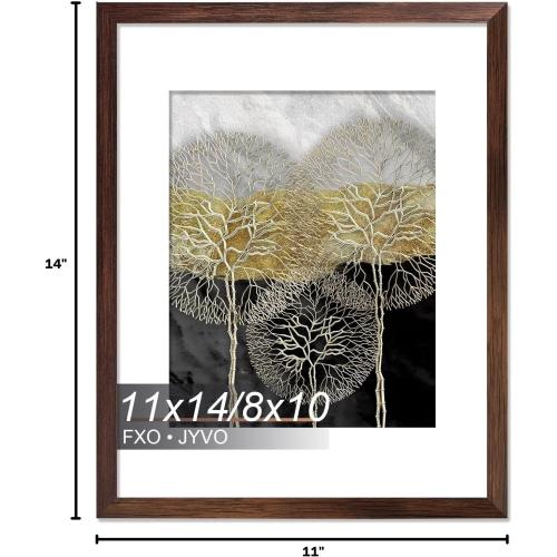 Fxojyvo 11x14 Picture Frame for Photo Poster Horizontally/Vertically