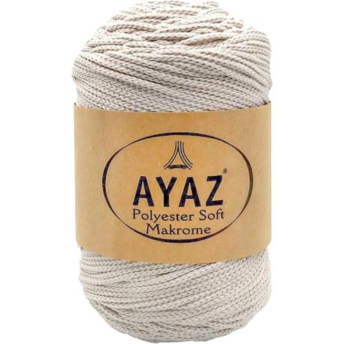 Macrame 3mm Craft Cord, Colored Soft Polyester 250 gr 175 m DIY Line, Wall Hanging Rope, Bag, Basket String, Crochet and Knitting Yarn (4079)