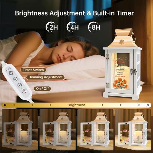 Best Friend Birthday Gifts for Women - Candle Warmer Lamp with Timer Dimmer,Birthday Gifts for Women Mom Sister,House Warming Gifts,Wax Warmer for Scented Wax Jar Candles