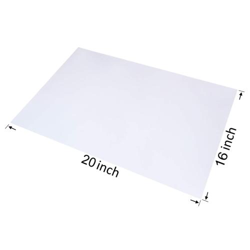 Wowfit 100 CT 16x20 1.1 Mil Large Clear Poly Bags for Packaging, Flat Open