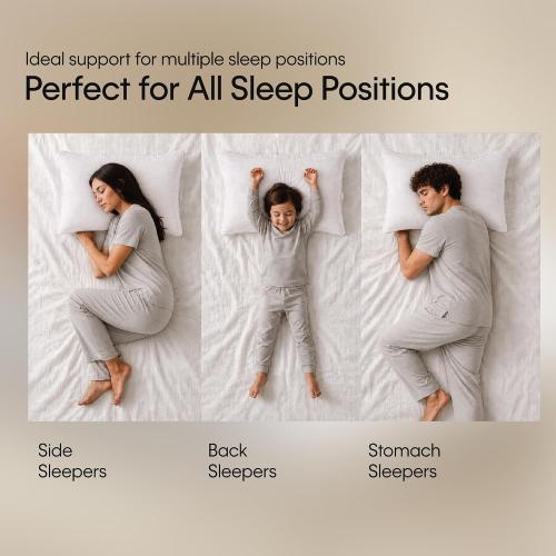 Calvin Klein Luxury Hotel Pillow Queen Size Set of 2 Down Alternative