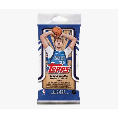 2025-26 Topps Basketball Fat Packs, 36 Cards Per Pack