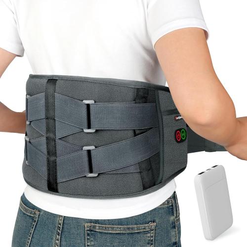 Comfytemp Cordless Heating Pad with Massager for Back FSA Eligible HSA Gift