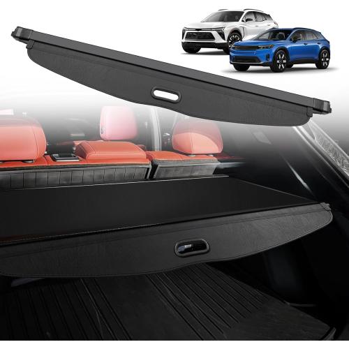 BestEvMod Retractable Trunk Cargo Cover Compatible with Chevy Blazer EV 2023 2024 2025/ Honda Prologue Accessories Interior Accessories, Black Rear Trunk Cargo Shield Privacy Cover