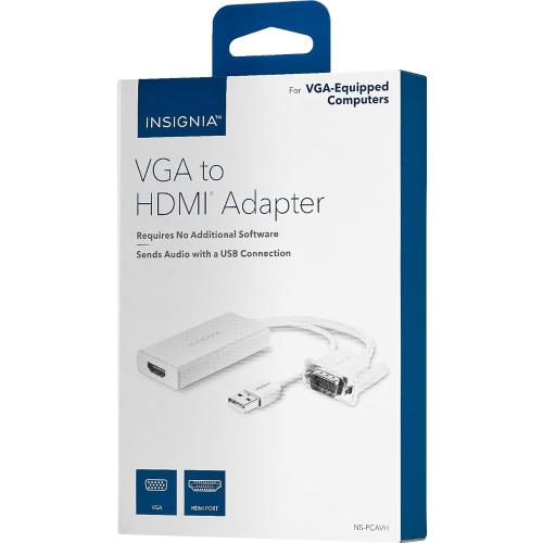 INSIGNIA VGA to HDMI Adapter - Model: NS-PCAVH