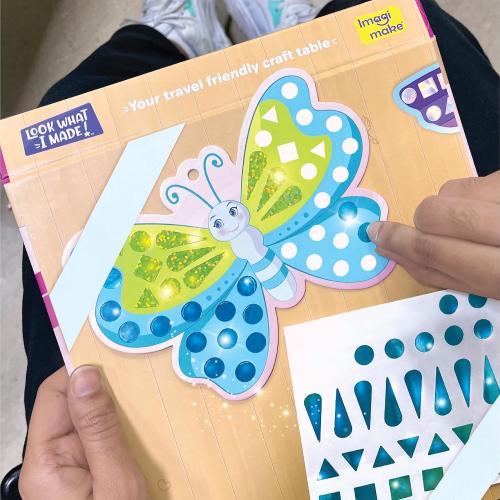 Imagimake Mirror Mosaic - Butterfly & Peacock, 5 Templates, 450  Stickers