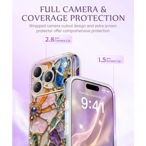 GVIEWIN for iPhone 17 Pro Case Compatible with MagSafe