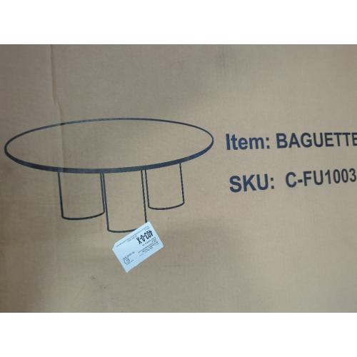 Baguette 40Coffee Round Table Light Brown (2 BOXES)