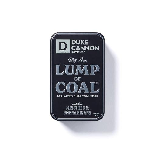 Duke Cannon Supply Co. Lump of Coal Bar Soap - 10oz - Collectable Tin Edition