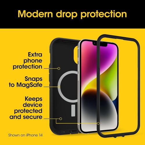 OtterBox iPhone 17e, 16e, 15, 14, 13 – Defender XT MagSafe Case - Black