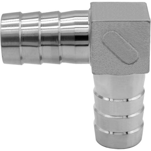 Beduan 1-1/2 Hose Barb Elbow 304 SS 90 Degree L Right Angle Barbed Fitting