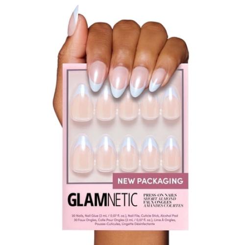 Pink Glamnetic Press-On Nails | Glazed French Tip Nails