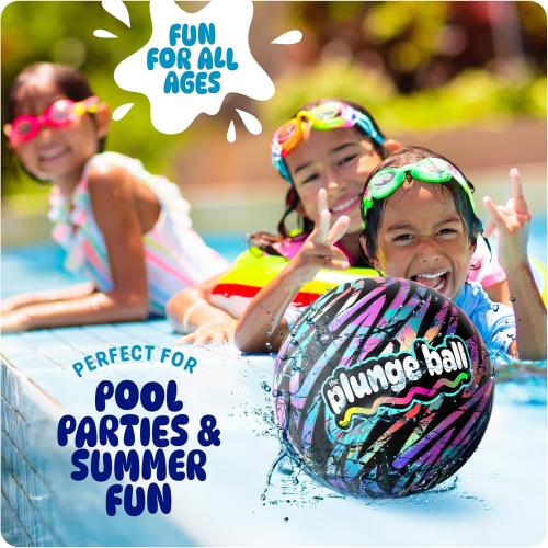 HydroSport Plunge Ball - Pool Toys - Swimming Pool Games for Kids, Adults and Family - Water Balls - Water Toys for Kids Ages 8-12 - Teens, Boys Fun Stuff - Swim Balls Sports Accessories (9 Inch)