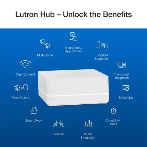 Lutron Caseta Smart Dimmer Switch (Smart Hub Required), No Neutral Required